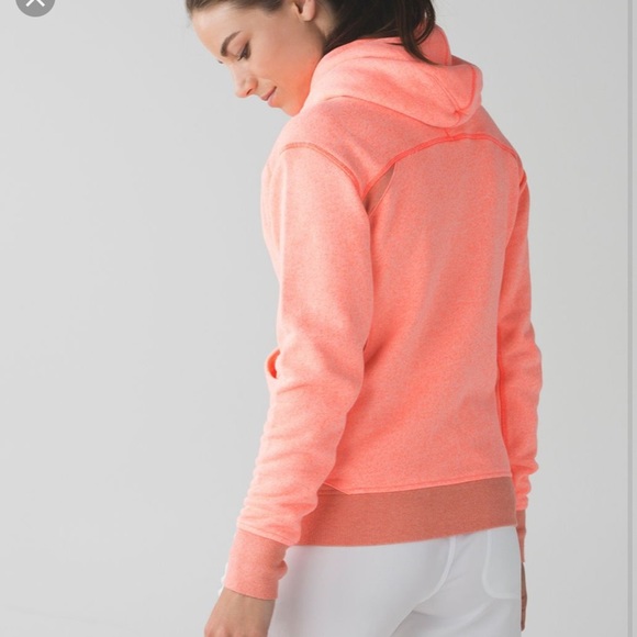Lululemon on the daily hoodie heatherd grapefruit - Picture 2 of 4